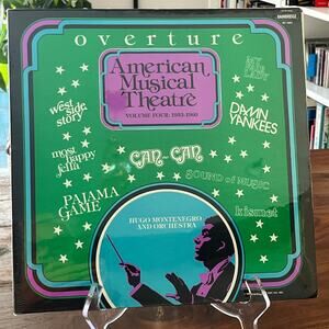 Hugo Montenegro Overture American Musical Theatre Vol. 4 LP Bainbridge Sealed